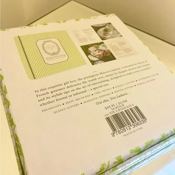 Ladurée Entertaining Book Entertaining Laduree RECIPES, IDEAS & INSPIRATION Book - Picture 2 of 3